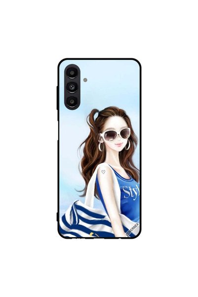 Covernex غطاء حماية لهاتف سامسونج جالاكسي A13 5G - نمط قميص أزرق