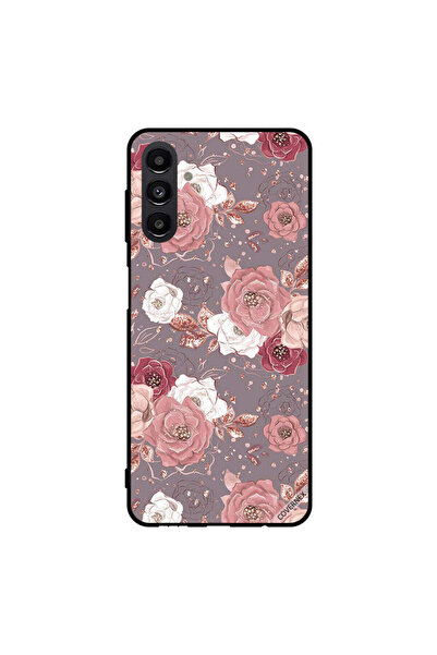 Covernex غطاء حماية لهاتف سامسونج جالاكسي A13 5G بلون الشوكولاتة ونقشة الزهور