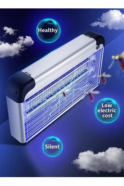 DLC Electric zapper for flying insects, flies, wasps, and mosquitoes, with a capacity of 20 watts