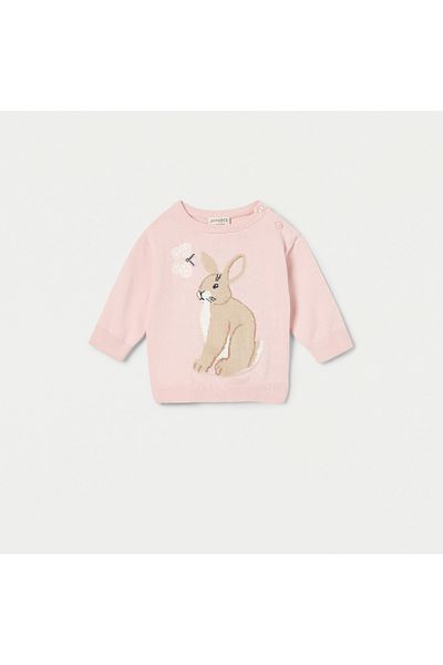 Juniors Bunny Detail Sweater with Long Sleeves