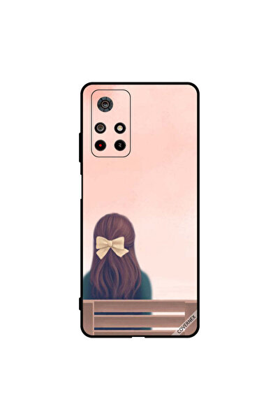 Covernex Protective Case Cover For Poco M4 Pro Lovely Girl Site On Bench