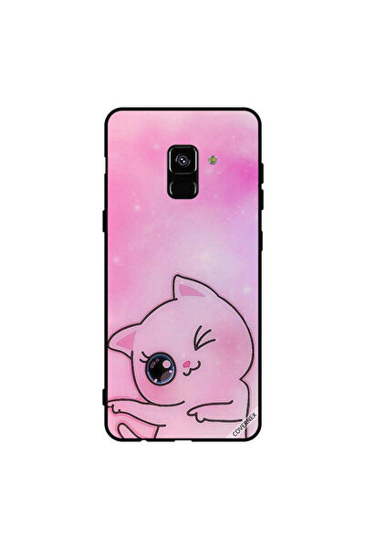 Covernex غطاء حماية لهاتف سامسونج جالاكسي A8+ (2018) - قطة صغيرة