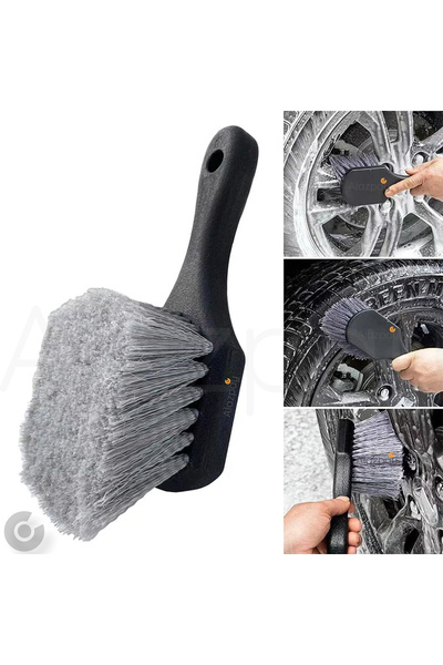 Alazpay Araba Lastik Jant Paspas Detaylandırma Temizleme Fırçası