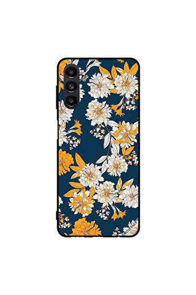 Covernex غطاء حماية لهاتف سامسونج جالاكسي A13 5G بنقشة زهور وأوراق صفراء وبيضاء