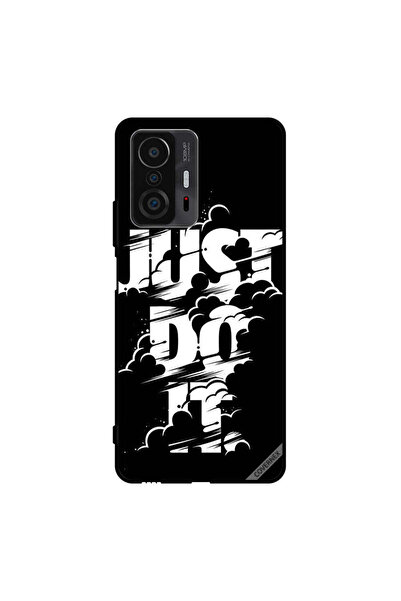 Covernex غطاء حماية لهاتف Xiaomi 11T Pro - Just Do It - أبيض وأسود