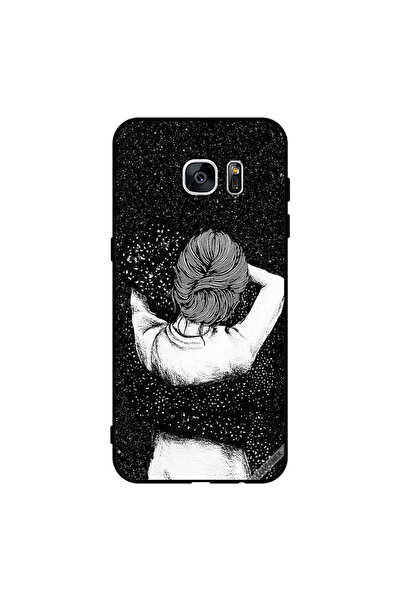 Covernex غطاء حماية لهاتف سامسونج جالاكسي إس 7 إيدج - خيال فتاة دودل الليلي