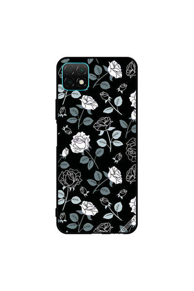 Covernex Protective Case Cover For HUAWEI nova Y60 B&w Floral Pattern