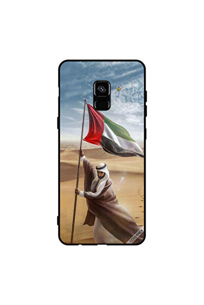 Covernex غطاء حماية لهاتف سامسونج جالاكسي A8+ (2018) - علم الإمارات العربية ا...
