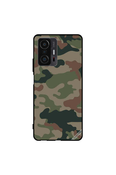 Covernex غطاء حماية لهاتف شاومي 11T برو بنمط مموه باللونين الأخضر والبني