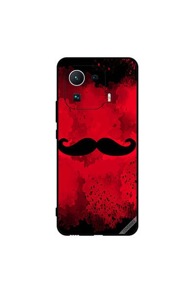 Covernex غطاء حماية لهاتف شاومي مي 11 برو، شارب أحمر، خلفية