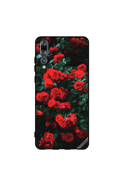 Covernex غطاء حماية لهاتف هواوي بي 20 برو - حديقة الورود الحمراء