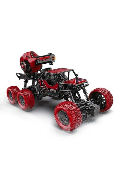 dalimag Interactive toy cars for kids, 6-wheeled battle vehicle with water projectile shooter, remote-contro