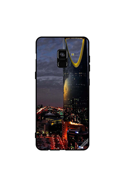 Covernex غطاء حماية لهاتف سامسونج جالاكسي A8+ (2018) منظر برج الفيصلية في المساء