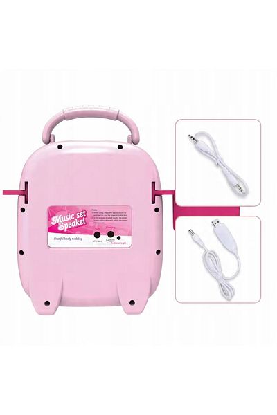 rexa Large Karaoke Kit with Microphone, Light Effects & Pre‑loaded Songs