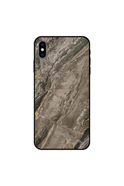 Covernex غطاء حماية iPhone XS بنقشة رخامية بنية