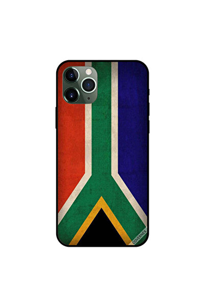 Covernex غطاء حماية لجهاز iPhone 11 Pro Max بعلم جنوب أفريقيا العتيق