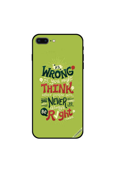 Covernex غطاء حماية لجهاز iPhone 7 Plus "كن دائمًا على حق"