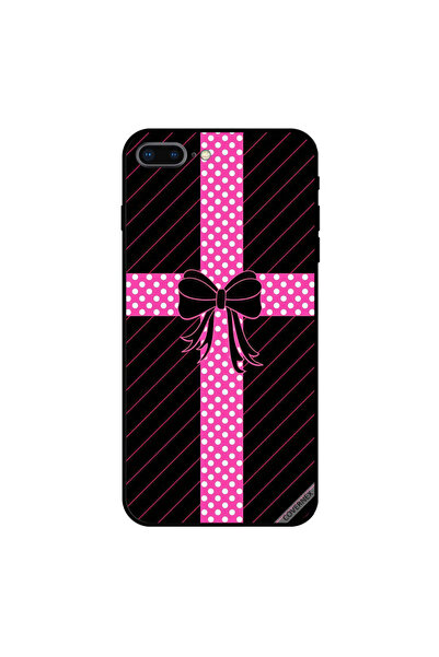 Covernex غطاء حماية لجهاز iPhone 7 Plus بنمط ربطة عنق وردية ونمط طقطق