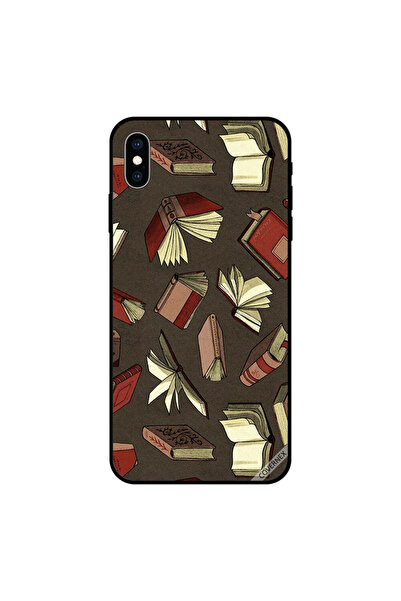 Covernex غطاء حماية لجهاز iPhone XS MAX مطبوع عليه كتب من جميع الجهات