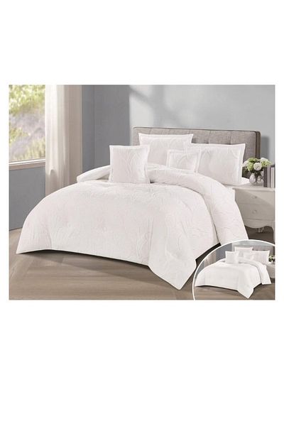 smart home Double-sided comforter set, 6-piece bedspread system, 6-piece comforter, 100% microfiber, comforter size 230 x 250 cm