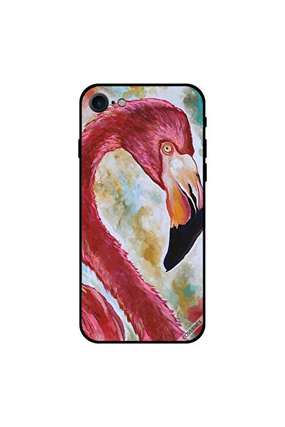 Covernex غطاء حماية لهاتف iPhone 7 برسومات طيور النحام