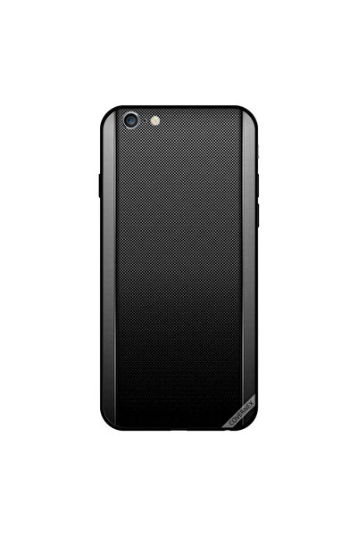 Covernex غطاء حماية لجهاز iPhone 6s Plus بنمط ستيل رمادي وأسود