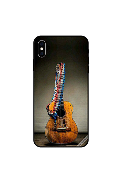 Covernex iPhone XS MAX Case Cover Vintage Old Guitar