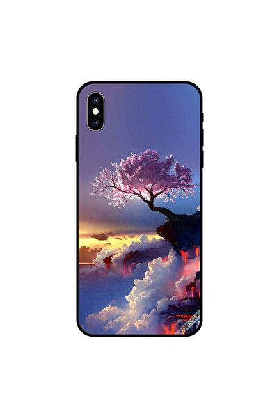 Covernex غطاء حماية لجهاز iPhone XS - غيوم شتوية على البحر