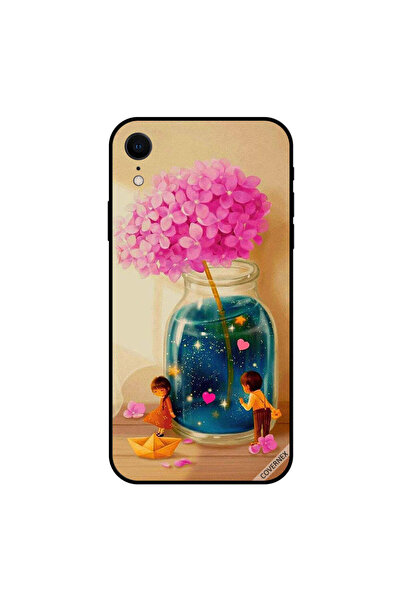 Covernex غطاء حماية iPhone XR مع رسمة صبي وفتاة لطيفة وقارب