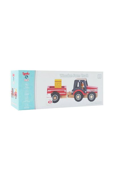 OEM Wooden tractor with trailer Felyx Toys