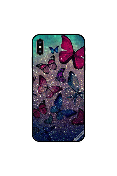 Covernex غطاء حماية لهاتف iPhone XS MAX برسومات لامعة وفراشات