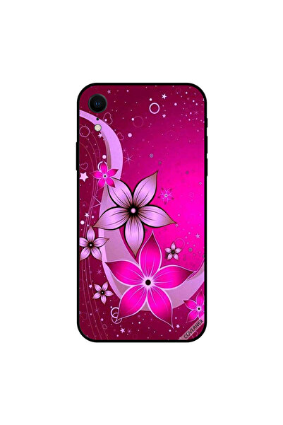 Covernex غطاء حماية iPhone XR بنقشة زهور وردية كاملة