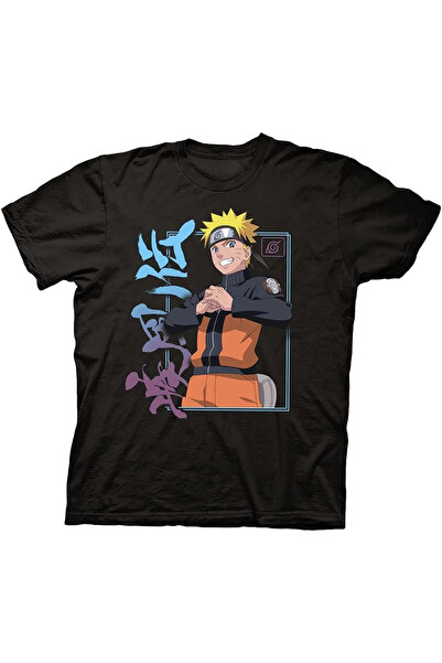 Flood Of Style تي شيرت رجالي منقوش برسومات الرسوم المتحركة Uzumaki Naruto