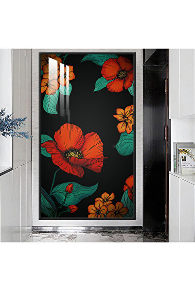 4gdran لوحة جدارية خشبية فاخرة مع برواز فضي و طبقة من الاكرليك الشفاف