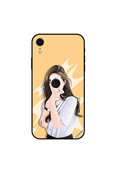 Covernex غطاء حماية لهاتف iPhone XR مع صورة فتاة أنيقة