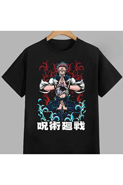 Flood Of Style Tricou unisex cu desen anime Jujutsu Kaisen Gojo Satoru
