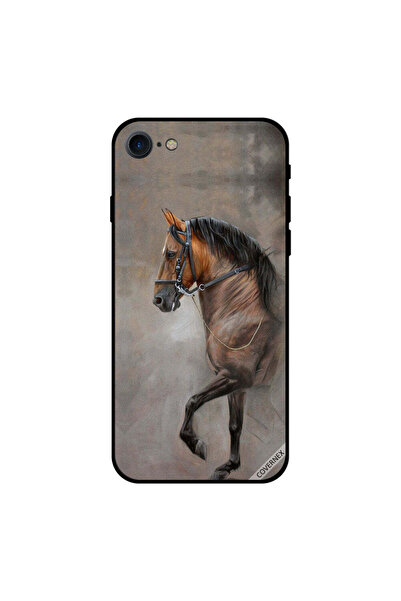 Covernex غطاء حماية لجهاز iPhone 8 بصورة حصان عتيقة