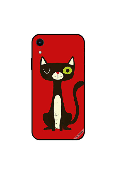 Covernex غطاء حماية لهاتف iPhone XR بتصميم Kitten Wink