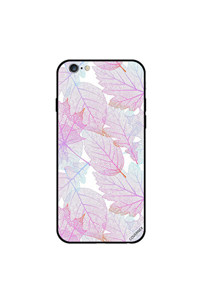 Covernex غطاء حماية لجهاز iPhone 6s Plus بنقشة أوراق وردية