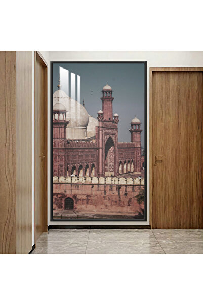 SND لوحة جدارية خشبية فاخرة مع برواز شامبين و طبقة من الاكرليك الشفاف