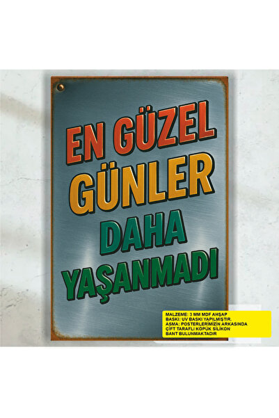 Hayat Poster Najbolji dani još nisu došli, smešni duhoviti citati, zidne natp...