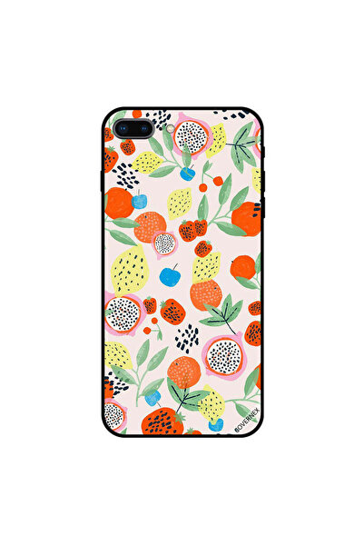 Covernex غطاء حماية لجهاز iPhone 7 Plus بنقشة زهور الفواكه