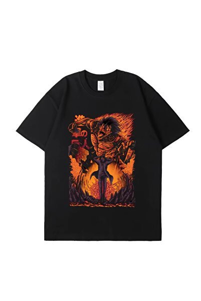 Flood Of Style تي شيرت رجالي منقوش بتصميم الرسوم المتحركة Attack on Titan