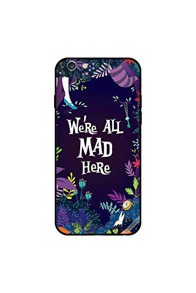 Covernex غطاء حماية لجهاز iPhone 6s Plus مكتوب عليه "كلنا مجانين هنا"