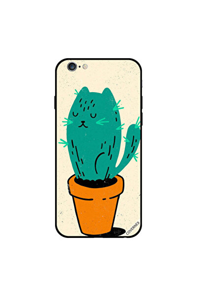 Covernex غطاء حماية لجهاز iPhone 6s Plus بتصميم قطة الصبار