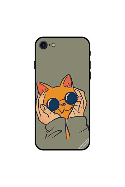 Covernex غطاء حماية لجهاز iPhone 8 - قطة محبة