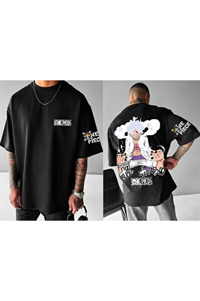 Flood Of Style Ανιμέ μπλουζάκι με σχέδια Unisex Καλοκαιρινό Luffy Zoro Asura