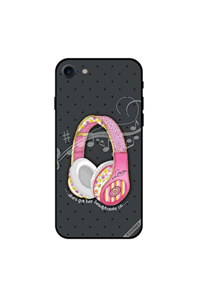 Covernex غطاء حماية لجهاز iPhone 8 عليه صورة "لقد وضعت سماعات الرأس"