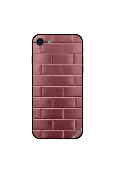 Covernex iPhone 7 Case Cover Peach Breaks Wall Pattern
