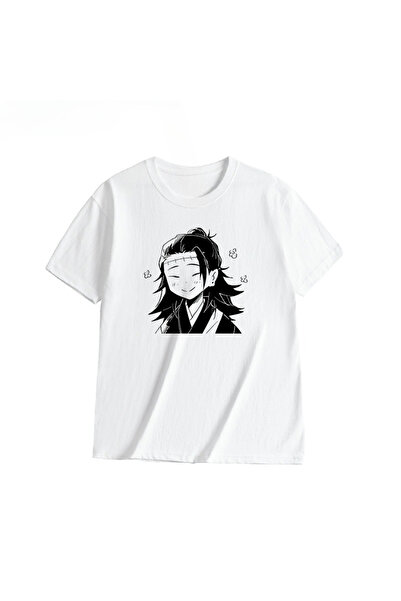 Flood Of Style Tricou unisex cu model anime pentru bărbați Geto Karu ‌   Lini...